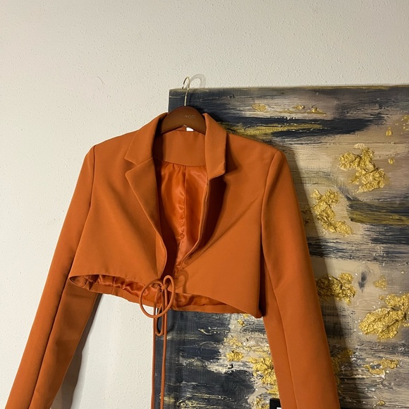 Cropped blazer - Picture 4 of 6